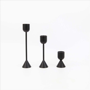 MAXERY - Portavelas Cónicas Doradas de Lujo, Portavelas de Metal de Latón/Aluminio para Centro de Mesa de Boda, Decoración del Hogar, Fiestas - Product Image 2