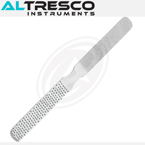 ALTRESCO INSTRUMENTS Double Side Stainless Steel <b>Foot</b> File with Hard Skin Remover for Nail File Use - Product Image 2