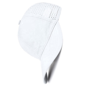 Casquettes de baseball en polyester à 5 panneaux de haute qualité, conçues sur mesure, services OEM, unisexes, sportives, brodées, coupées - Product Image 5