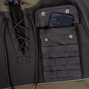 Veste tactique de chasse à manches courtes pour homme, imperméable, softshell, à capuche, style randonnée et entraînement - Product Image 5
