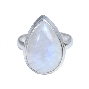 Natural Rainbow Moonstone 925 Sterling Silver <b>Ring</b> June Month Birthstone Gemstone Jewelry Handmade Silver <b>Ring</b> Gift - Product Image 1