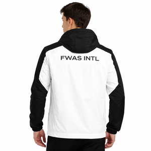 เสื้อแจ็คเก็ตกันลมผู้ชายแบบพรีเมียม OEM ผลิตตามสั่ง ระบายอากาศได้ดีและกันน้ำ เสื้อแจ็คเก็ตสำหรับเล่นกีฬา ขายส่ง B2B รับทำโลโก้ตามสั่ง เสื้อแจ็คเก็ตผู้ชาย - Product Image 2