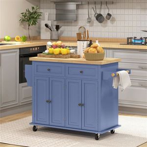 Mobiletto da Cucina per Organizzazione e Presentazione, Isola Cucina dal Design Elegante - Product Image 1