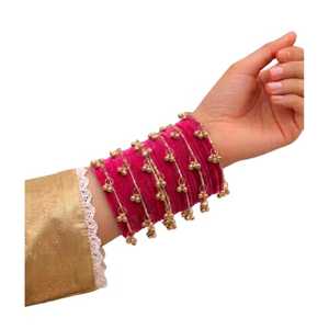 Fabricants professionnels de bracelets Gelly en acier inoxydable sur mesure de haute qualité, services de fabrication de Churiya pour mariage, en vente - Product Image 1