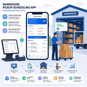 Aplicación Avanzada de Programación de Recogida en Almacén, Integración con Punto de Venta, Seguimiento de Pedidos en Tiempo Real, Sincronización de Inventario, Android, iOS, Internet - Product Image 1