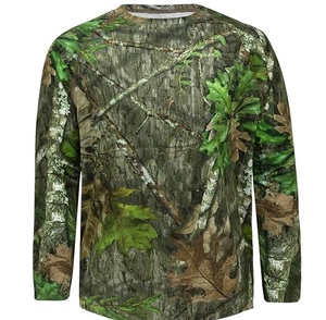 Sweat-shirt respirant à motif camouflage Bottomland pour la chasse et la randonnée, service OEM, vêtement d'extérieur Bottomland - Product Image 1
