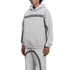 เสื้อฮู้ดดี้วินเทจ ผ้าฝ้าย 100% ปักลาย ฮู้ดดี้โอเวอร์ไซส์ สวมหัว ขายส่ง รับสกรีนโลโก้ตามสั่ง สำหรับผู้ชาย - Product Image 5