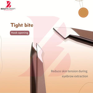 Pinzas de Acero Inoxidable con Marca Privada Personalizada, Herramientas Profesionales para Depilar con Logotipo Personalizado para Maquilladores y Salones de Belleza - Product Image 6