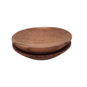 Fancy Wooden Serving <b>Plate</b> Handmade Polished Solid Minimalist Design Dining Table Food Serving Dishes & <b>Plates</b> - Product Image 1