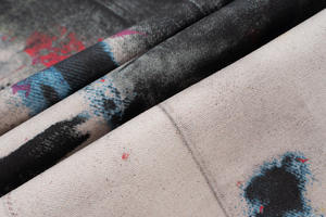 HANO 2024 Nouveau pantalon cargo droit en toile respirante pour femme, avec coutures à nœuds, taille mi-haute élastique, à lacets, non tissé, coupe ample, collection printemps - Product Image 5