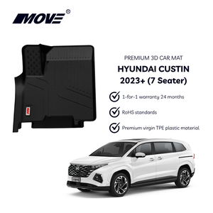 Tapis de voiture antidérapants sans odeur TPE de haute qualité pour 2023 + Hyundai Custin Custom Fit Premium Protection Durable - Product Image 2