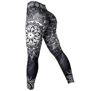 Custom Logo Yoga Gym Wear Women Leggings Sports Wear Compression <b>Tights</b> for Sale Women Legging - Product Image 1