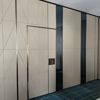 Cloison coulissante insonorisée modulaire personnalisée pour la gestion des espaces de bureaux commerciaux, séparateurs de pièce flexibles