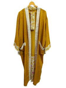 Robe en soie longue jusqu'aux chevilles, robe multicolores, robe de nuit, robe indienne vintage en soie recyclée, kimono en sari - Product Image 5