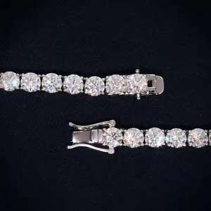 Collar de Cadena Cubana con Diamantes Moissanite Estilo Hip-Hop, Moda Urbana - Product Image 4