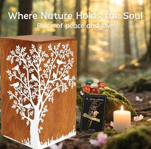 Urna de cremación de madera Impex Designs, hecha a mano por artesanos indios, urna de cremación de madera para pedidos al por mayor, urna de madera de moda. - Product Image 2