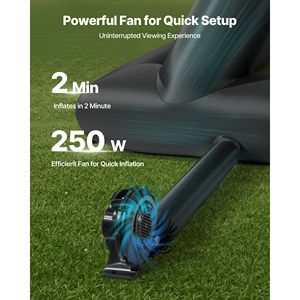 Pantalla de Cine Inflable Portátil de 18 Pies con Fácil Instalación, Proyección en Exteriores, Relación de Aspecto 16:9, Bolsa de Almacenamiento Práctica - Product Image 3