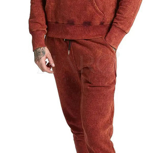 Trending Casual Wear Style Acid Wash <b>Tracksuit</b> Comfortable Cotton Hoodie And Sweatpants Matching Outfit - Product Image 6