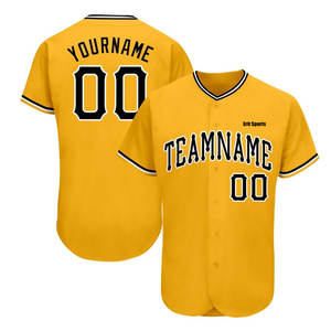 Nuevo Estilo, MOQ Bajo, Jersey de Béisbol Económico de Secado Rápido, Alta Calidad a Precio de Mayoreo - Product Image 1