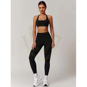 Conjuntos de yoga sin costuras para mujer, conjunto de sujetador deportivo y leggings, trajes deportivos para entrenamiento físico, conjuntos de mujer con diseño personalizado - Product Image 4