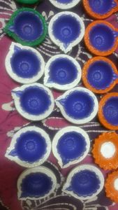 Lámpara de aceite de arcilla india hecha a mano para la decoración del festival Diwali y ceremonias religiosas |   Fabricante Mayorista a Granel - Product Image 6
