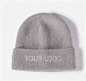 Gorro de Punto Acanalado, Gorro de Invierno Suave y Elástico, Bordado Personalizado, OEM, Marca Privada, Proveedor Mayorista de Gorros - Product Image 1