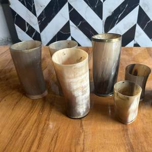 Tazas de Cuerno de Búfalo de Material Natural, Cuernos para Beber, Taza Vikinga de la India, Jarra Ecológica, Estilo Rústico Personalizado, Cerveza Natural - Product Image 4
