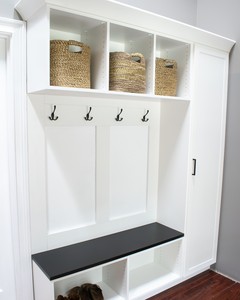 PVC Foam Board Mudroom <b>Shoe</b> <b>Bench</b> Locker Carcass with Snow Melt & Mud Resistant Features Custom Cutting Service-48" X 96" - Product Image 2