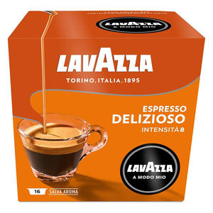 Capsules de café Lavazza A Modo Mio Delizioso, 16 dosettes, expresso italien doux avec arôme sucré, goût équilibré et crème dorée - Product Image 3