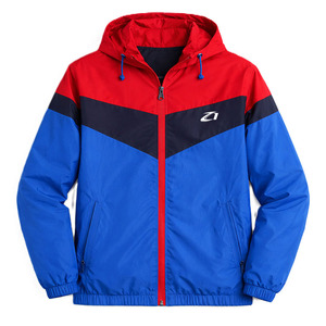 High Quality Vintage 90s Style Nylon Windbreaker Color Block Unisex 100% Cotton Panel Work <b>Jackets</b> Customized Size Men's <b>Jackets</b> - Product Image 2