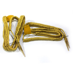High Quality Formal Gold Aiguillette Customized Metal Tips Ceremonial Dress Cord Four Seasons Polyester SUPER BADGES COMPANY - Product Image 5