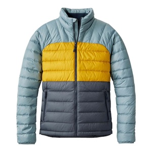 Chaqueta de burbujas personalizada de la mejor calidad para hombre, con cierre de cremallera, cuello alto, de lona, talla grande, al por mayor, estilo urbano, para invierno - Product Image 1