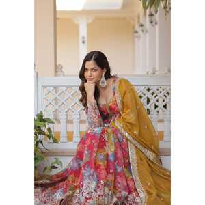 SANAYA'S READYMADE ALIA CORTE BATA CON DUPATTA SET-125 - Product Image 5