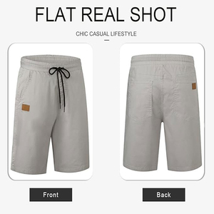 Pantalones Cortos Deportivos Cargo de Verano para Hombre, de Calidad, Casuales, de Poliéster/Nylon, Tejido, con Múltiples Bolsillos, de Secado Rápido, Transpirables, de Cintura Media, Color Sólido - Product Image 3