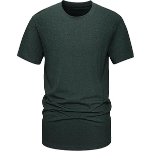Pakistan Made Casual Men's T-Shirt Soft Polyester/Cotton Knitted Material Half Sleeve O-Neck Collar 220g Regular Fit - Product Image 5