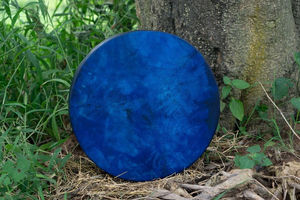 Tambour rond shamanique fait main de 16 pouces avec cadre en peau de chèvre, fabriqué par un fabricant professionnel de tambours shamaniques - Product Image 5