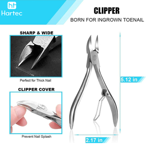 Kit personnalisé d'élimination des ongles incarnés, outils de podologie, coupe-ongles, lime à ongles, ciseaux à cuticules, instruments de soin des pieds - Product Image 4
