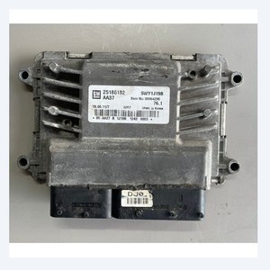 Unité de commande moteur ECU Chevrolet, compatible avec Chevrolet Cruze 1.6 25186182 5WY1J19B, pièces automobiles coréennes. - Product Image 1