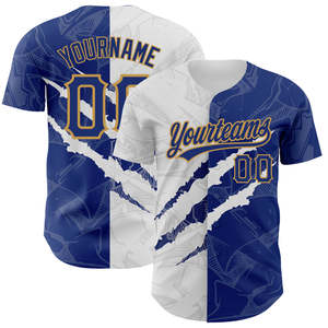 เสื้อเบสบอลโพลีเอสเตอร์แบบซับลิเมชั่นที่ปรับแต่งได้ สีสันตามสั่งสำหรับเยาวชนและผู้ใหญ่-พอดีตัวสำหรับนักเบสบอลมืออาชีพ - Product Image 1