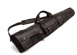 Sacs sur mesure OEM de haute qualité pour la chasse, sacs de transport 100% cuir véritable avec sac étanche pour la chasse et le tir - Product Image 5