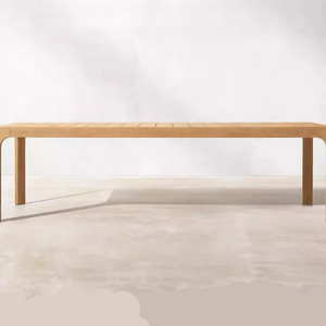 Chaise de salle à manger en teck massif, rembourrée, style moderne, pour la maison et les restaurants. - Product Image 5