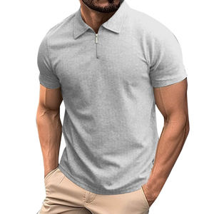 Mens Quarter Zipper T-<b>Shirts</b> Breathable Quick Dry <b>Moisture</b> <b>Wicking</b> Short Sleeve Lightweight Classic Fit Sportswear T-<b>shirts</b> - Product Image 1