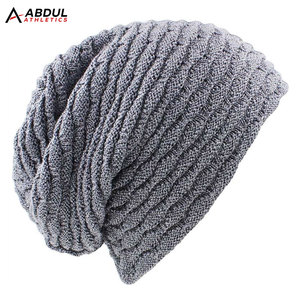 Gorro de invierno elegante de punto acanalado, tejido elástico suave, gorro cálido para esquiar, hacer snowboard, senderismo y actividades al aire libre diarias - Product Image 1