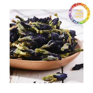 Flor de Guisante Mariposa Seca de Grado Alimenticio, Ingrediente Natural para Té Azul, Bebidas y Postres - Product Image 2