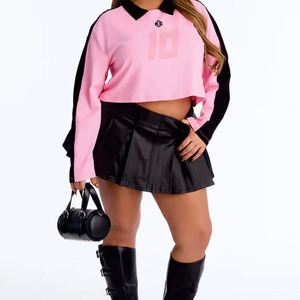 Jersey Corto de Fútbol Americano para Mujer, de Primera Calidad, Manga Larga, Malla Deportiva, Transpirable, Estilo Deportivo, OEM, Hecho en EE. UU. - Product Image 1