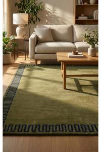 Tapis épais antidérapant en laine tissée à la main avec logo personnalisé, motif géométrique, pour intérieur, maison et commerce - Product Image 4