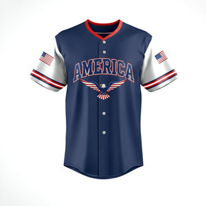 Camiseta Deportiva de Béisbol de Alta Calidad, Transpirable, Cómoda, para Entrenamiento y Partidos - Product Image 6