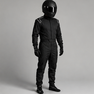Traje de Motociclismo para Hombre, Negro, Manga Larga, Resistente al Viento, Resistente a las Llamas, Secado Rápido, Poliéster, para Todas las Temporadas, Personalizado para Equipos - Product Image 3