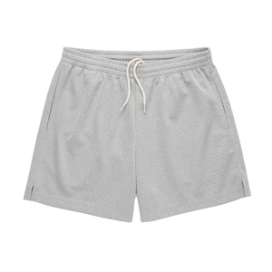 Nouveau style, short de basketball en toile tricotée unie avec logo personnalisé pour hommes, respirant, imprimé numériquement, short chaud en maille - Product Image 1