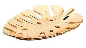 Bandeja de madera de forma redonda impresa a mano para servir comida, aperitivos, café y té, diseño de trabajo esmaltado, organizador de bandeja de estilo moderno - Product Image 2